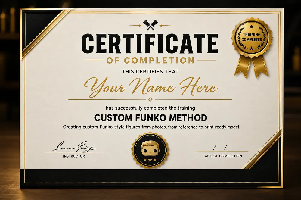 Certificate of completion