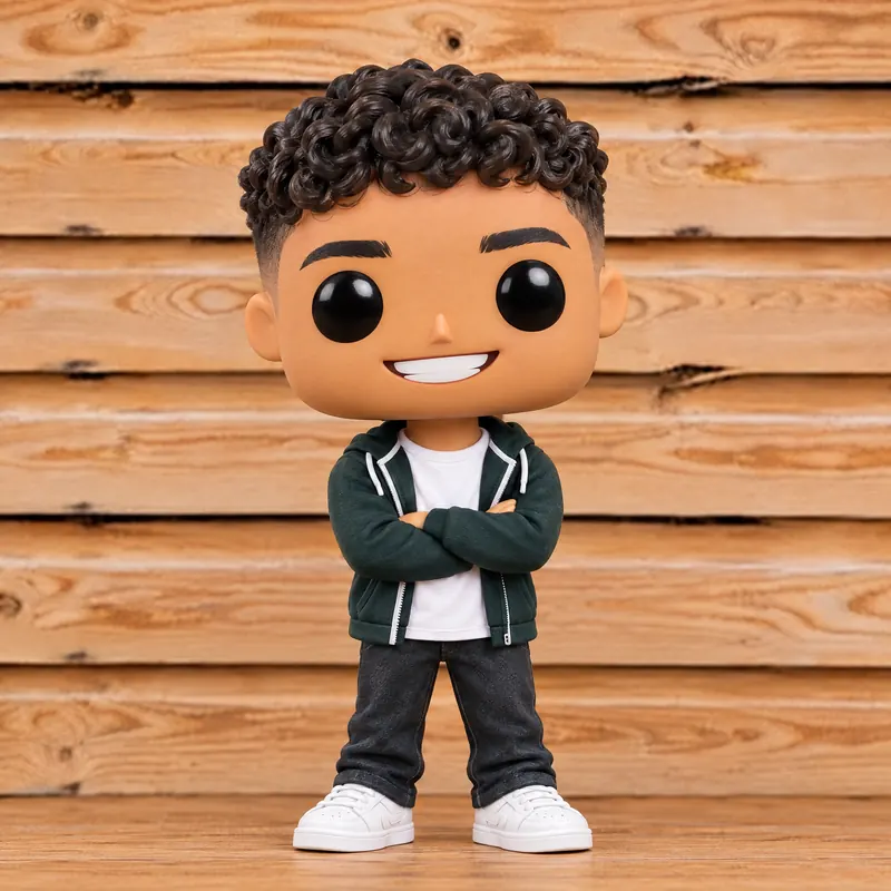 The custom character created from the photo